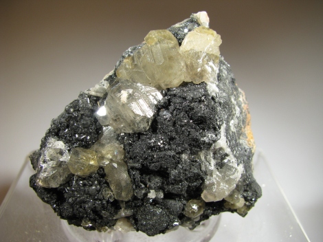 Cerussite, Baryte - Mibladen, Midel Moroccp